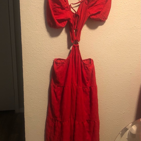 SHEIN Dresses & Skirts - SHEIN Red Dress Size Large
